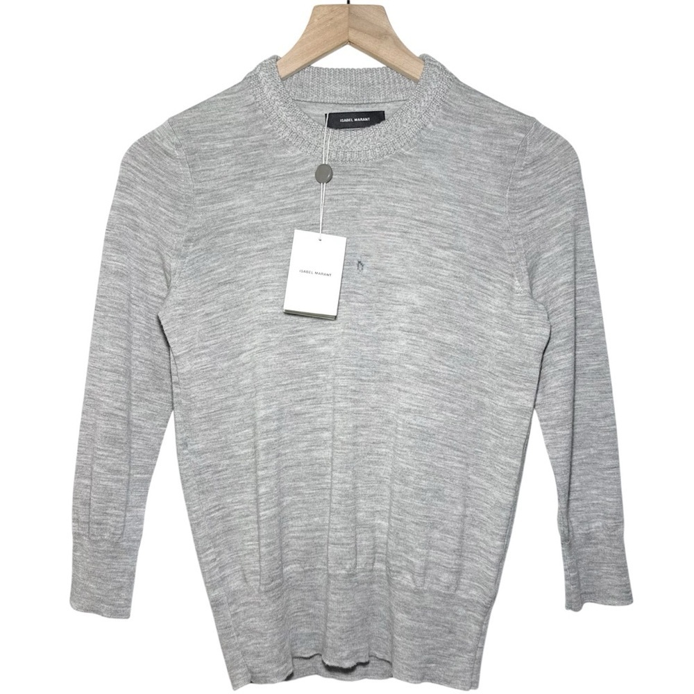 Isabel Marant Chris Pullover in Light Grey
